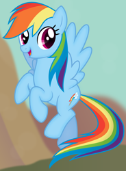 Size: 7300x9900 | Tagged: safe, artist:byteslice, imported from derpibooru, rainbow dash, .svg available, absurd resolution, cute, female, flying, looking at you, open mouth, smiling, solo, spread wings, svg, vector