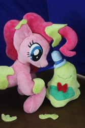 Size: 3456x5184 | Tagged: safe, artist:sirdragonlance, imported from derpibooru, pinkie pie, smooze, hat, irl, photo, plushie, top hat