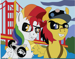 Size: 1015x797 | Tagged: safe, artist:the-paper-pony, imported from derpibooru, oc, oc only, shadowbox