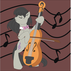 Size: 1809x1799 | Tagged: safe, artist:the-paper-pony, imported from derpibooru, octavia melody, cello, female, musical instrument, shadowbox, solo