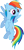 Size: 3578x7573 | Tagged: safe, artist:illumnious, imported from derpibooru, rainbow dash, power ponies (episode), .svg available, cute, dashabetes, female, simple background, solo, transparent background, vector