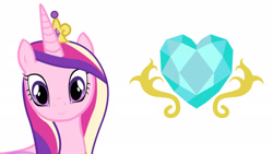 Size: 1920x1080 | Tagged: safe, artist:90sigma, artist:templarhappy, edit, imported from derpibooru, princess cadance, cutie mark, looking at you, simple, vector, wallpaper, wallpaper edit