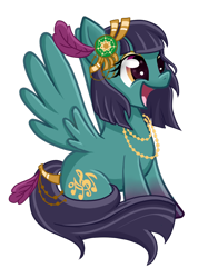 Size: 800x1067 | Tagged: safe, artist:xbeautifuldreamerx, imported from derpibooru, oc, oc only, oc:razzle dazzle, pegasus, pony, solo