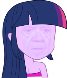 Size: 822x960 | Tagged: safe, imported from derpibooru, twilight sparkle, equestria girls, 1000 years in photoshop, chabelo, humanized, mexico, not salmon, reaction image, wat, wtf