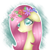 Size: 1223x1223 | Tagged: safe, artist:akumusan, imported from derpibooru, fluttershy, female, floral head wreath, solo