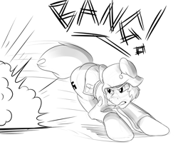 Size: 850x724 | Tagged: safe, artist:amazin-a, deleted from derpibooru, imported from derpibooru, explosion, monochrome, nazi, sketch, solo, stahlhelm, swastika, wehrmacht
