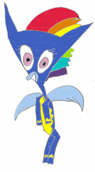 Size: 1052x1908 | Tagged: safe, artist:monstrouspegasister, imported from derpibooru, rainbow dash, 1000 hours in ms paint, female, ms paint, solo, wat, wonderbolts uniform