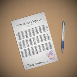 Size: 1000x1000 | Tagged: safe, artist:thunderman33, imported from derpibooru, lorem ipsum, paper, pen, wonderbolts