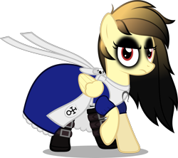 Size: 3253x2892 | Tagged: safe, artist:zacatron94, imported from derpibooru, oc, oc only, oc:alice goldenfeather, alice:madness returns, american mcgee's alice, clothes, crossover, dress, high res, solo