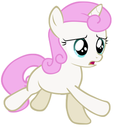 Size: 7000x7700 | Tagged: safe, artist:tardifice, imported from derpibooru, twinkleshine, pony, amending fences, absurd resolution, concerned, female, filly, filly twinkleshine, open mouth, running, simple background, solo, transparent background, vector, younger