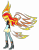 Size: 3200x4096 | Tagged: safe, artist:zuko42, imported from derpibooru, sunset shimmer, phoenix, equestria girls, my past is not today, rainbow rocks, eyes closed, female, lineless, simple background, solo, sunset phoenix, transparent background