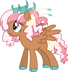 Size: 3340x3544 | Tagged: safe, artist:drakizora, imported from derpibooru, oc, oc only, oc:white rose, deer, simple background, solo, transparent background