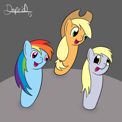 Size: 2970x2979 | Tagged: safe, artist:dasprid, imported from derpibooru, applejack, derpy hooves, rainbow dash, pegasus, pony, bowling, bowling pin, female, mare