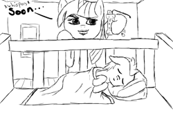 Size: 1000x667 | Tagged: safe, imported from derpibooru, twilight sparkle, flashbang, monochrome, sleeping