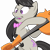 Size: 5000x5000 | Tagged: safe, artist:byteslice, imported from derpibooru, octavia melody, earth pony, pony, slice of life (episode), absurd resolution, cello, faic, female, hoof hold, insertavia, musical instrument, open mouth, simple background, smiling, solo, svg, transparent background, vector, wide eyes