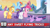 Size: 1920x1080 | Tagged: safe, imported from derpibooru, screencap, applejack, pinkie pie, rainbow dash, rarity, twilight sparkle, alicorn, pony, crystal empire, female, hot minute, hot topic, hub logo, hub network, mare, twilight sparkle (alicorn)