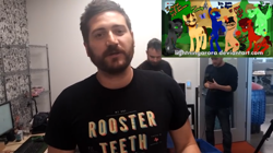 Size: 1440x808 | Tagged: safe, artist:lightningarora, imported from derpibooru, human, achievement hunter, adam kovic, bruce greene, funhaus, irl, irl human, photo, ponified, rooster teeth, sean poole, spoole, video, video game