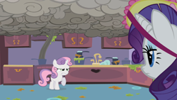 Size: 1280x720 | Tagged: safe, imported from derpibooru, screencap, rarity, sweetie belle, sisterhooves social