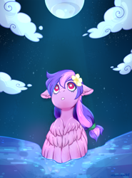 Size: 997x1350 | Tagged: safe, artist:jumblehorse, deleted from derpibooru, imported from derpibooru, oc, oc only, oc:moonlight blossom, pegasus, pony, solo