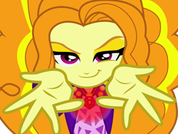 Size: 3000x2250 | Tagged: safe, artist:alicornoverlord, imported from derpibooru, adagio dazzle, equestria girls, rainbow rocks, .svg available, female, gem, looking at you, reaching, reaching out, siren gem, smiling, solo, vector