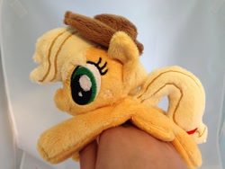 Size: 1024x768 | Tagged: safe, artist:kazzysart, imported from derpibooru, applejack, beanie (plushie), irl, photo, plushie, solo