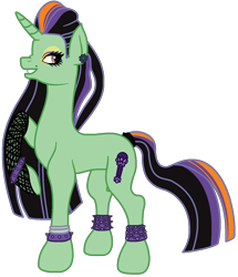 Size: 1240x1444 | Tagged: safe, artist:flamefyre1235, imported from derpibooru, pony, casta fierce, monster high, ponified, solo