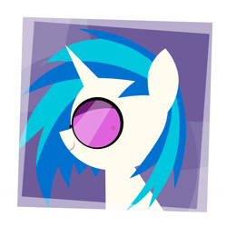 Size: 1280x1280 | Tagged: safe, artist:limejerry, imported from derpibooru, dj pon-3, vinyl scratch, female, smiling, solo