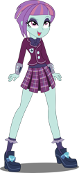 Size: 3000x6563 | Tagged: dead source, safe, artist:xebck, imported from derpibooru, sunny flare, equestria girls, friendship games, absurd resolution, bowtie, clothes, crystal prep academy, crystal prep shadowbolts, female, legs, missing accessory, pleated skirt, school uniform, simple background, skirt, socks, solo, transparent background, vector