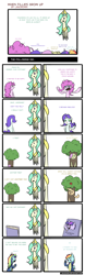 Size: 1148x3657 | Tagged: safe, artist:liracrown, imported from derpibooru, applejack, fluttershy, pinkie pie, princess celestia, rainbow dash, rarity, twilight sparkle, book, cargo ship, clothes, comic, duckface, fabulous, fluttertree, happy, mane six, pajamas, shipping, that pony sure does love books, tree costume, twibook