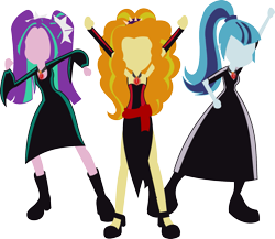 Size: 1657x1441 | Tagged: safe, artist:that1megaleafan, imported from derpibooru, adagio dazzle, aria blaze, sonata dusk, equestria girls, rainbow rocks, alternate clothes, alternate costumes, crossover, hex girls, scooby doo, the dazzlings