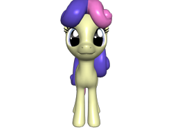 Size: 1200x900 | Tagged: safe, imported from derpibooru, bon bon, sweetie drops, earth pony, pony, 3d, 3d pony creator, female, looking at you, mare, pony creator 3d, ponylumen, solo