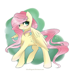 Size: 1000x1000 | Tagged: safe, artist:chocolateponi, imported from derpibooru, fluttershy, female, looking at you, solo