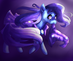 Size: 3000x2500 | Tagged: safe, artist:kittymeowcake, imported from derpibooru, trixie, pony, unicorn, crying, female, mare, mouth hold, solo, trixie's hat