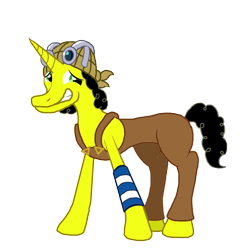 Size: 1000x1000 | Tagged: safe, artist:moheart7, imported from derpibooru, pony, one piece, ponified, solo, usopp