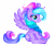 Size: 3334x2800 | Tagged: safe, artist:perfexsoniya, imported from derpibooru, princess luna, alternate hairstyle, female, s1 luna, sitting, solo, spread wings