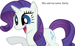 Size: 1024x622 | Tagged: safe, artist:theanimefanz, imported from derpibooru, rarity, female, meta, miz, solo, the miz, twitter, twitter link, wwe