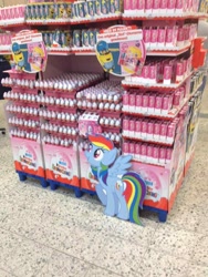 Size: 720x960 | Tagged: safe, imported from derpibooru, rainbow dash, despicable me, germany, irl, kinder egg, minions, photo