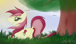 Size: 5200x3000 | Tagged: safe, artist:iflysna94, imported from derpibooru, roseluck, earth pony, pony, butt, dock, female, mare, plot, solo, tail