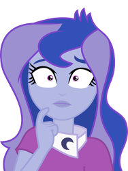 Size: 4723x6285 | Tagged: safe, artist:luckreza8, imported from derpibooru, princess luna, equestria girls, friendship games, photo finished, .svg available, absurd resolution, female, looking at you, oh crap face, simple background, solo, transparent background, vector, vice principal luna, wrong eye color