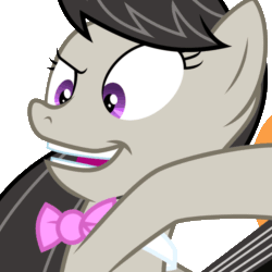 Size: 1024x1024 | Tagged: safe, artist:byteslice, artist:byteslice edits, edit, imported from derpibooru, octavia melody, earth pony, pony, slice of life (episode), animated, cello, faic, female, hoof hold, insertavia, musical instrument, open mouth, simple background, smiling, solo, transparent background, vector, vibrating, wide eyes