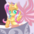 Size: 1250x1250 | Tagged: safe, artist:sintakhra, imported from derpibooru, fluttershy, bipedal leaning, female, newbie artist training grounds, shylestia, smiling, solo, spread wings
