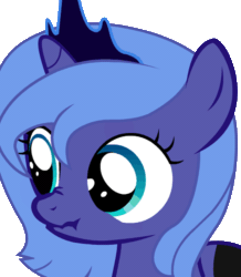 Size: 848x972 | Tagged: safe, artist:camtwo, artist:camtwosix, derpibooru exclusive, imported from derpibooru, princess luna, animated, female, filly, scrunchy face, simple background, solo, transparent background, vibrating, woona