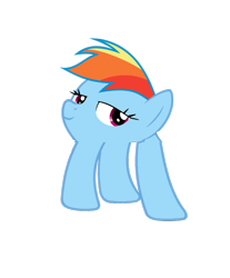 Size: 846x1024 | Tagged: safe, artist:orenero, imported from derpibooru, rainbow dash, female, nightmare fuel, not salmon, simple background, solo, transparent background, wat