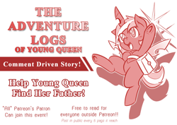 Size: 800x565 | Tagged: safe, artist:vavacung, imported from derpibooru, oc, oc:young queen, changeling, comic:the adventure logs of young queen, comic, female, filly, my little pony, queen, solo