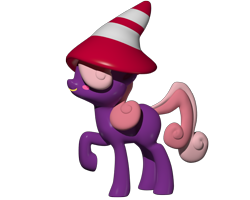 Size: 1000x800 | Tagged: safe, artist:clawed-nyasu, imported from derpibooru, pony, 3d, paper mario, paper mario: the thousand year door, ponified, simple background, solo, super mario bros., trans girl, transparent background, vivian