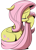 Size: 6993x9682 | Tagged: safe, artist:andypriceart, artist:refro82, idw, imported from derpibooru, fluttershy, pegasus, pony, absurd resolution, crying, eyes closed, female, floppy ears, flower, flower in hair, mare, simple background, sitting, solo, transparent background, vector