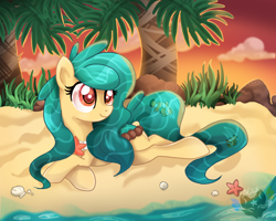 Size: 1024x819 | Tagged: safe, artist:midnightsketches, imported from derpibooru, oc, oc only, oc:summer tides, original species, solo