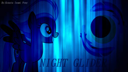 Size: 969x545 | Tagged: safe, artist:brunoprower500, imported from derpibooru, night glider, pegasus, pony, show accurate, wallpaper