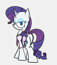 Size: 846x968 | Tagged: safe, artist:mr. rottson, imported from derpibooru, rarity, clothes, dress, school uniform, skirt, solo, upskirt