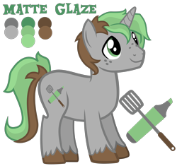 Size: 2448x2300 | Tagged: safe, artist:matteglaze, imported from derpibooru, oc, oc only, oc:matte glaze, chubby, freckles, male, ponysona, reference sheet, solo, unshorn fetlocks